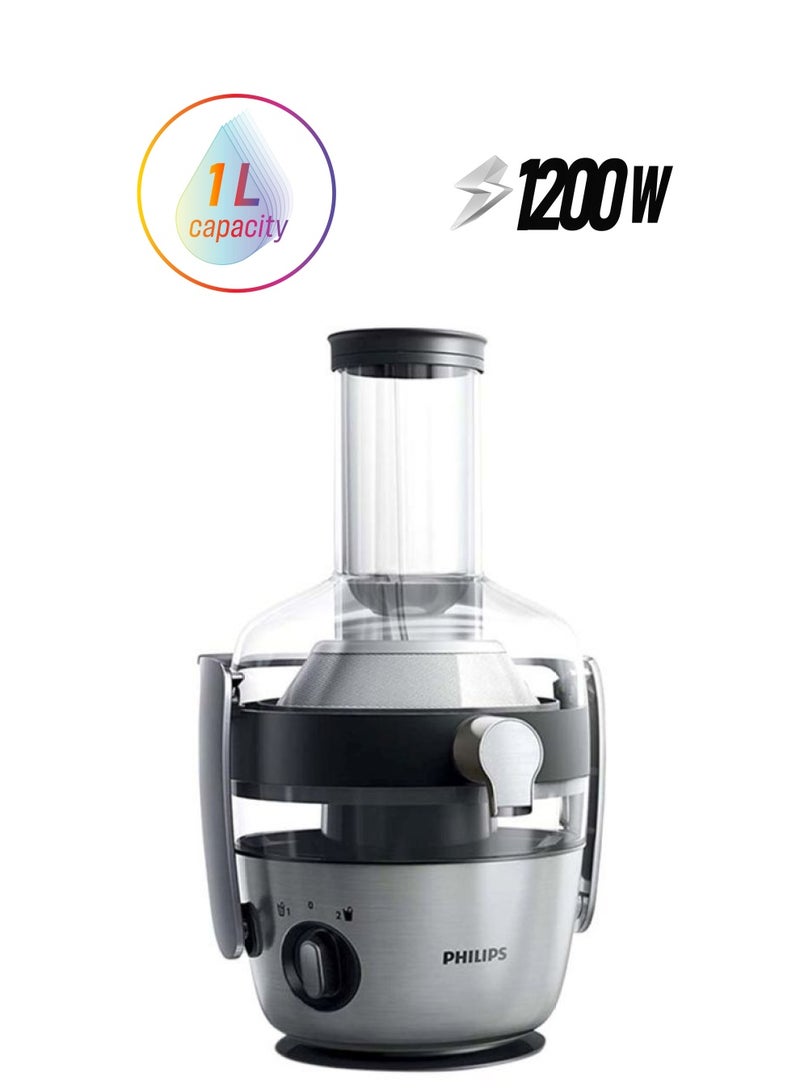 فيليبس - عصارة من مجموعة أفانس 1 L 1200 W HR1922 / 21 فضي/أسود/شفاف - Image 1