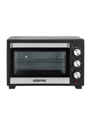 24 L Electric Oven with Rotisserie Function|  1600 W, Easy to Use Control Knobs, Adjustable Temperature, 60 Minutes Timer| Perfect for Baking, Roasting, Cooking Meat, Vegetables, Cakes, Etc.| 2 Years Warranty 24 L 1600 W GO4466 Black/Silver - pnsku/N18950135A/45/_/1732797837/0bb6f8f2-d906-4804-aa47-b89ab0ffeac2