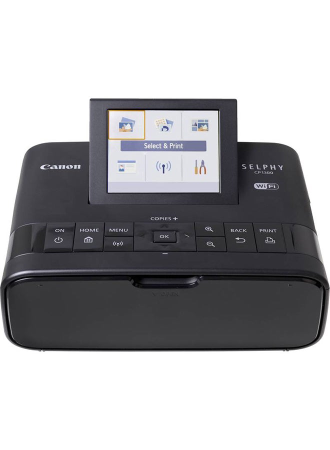 Canon - Selphy CP1300 Photo Printer Black - Image 1