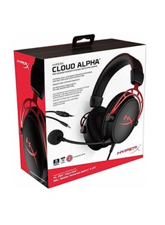 HyperX Cloud Alpha Gaming Headset - Black-Red - pnsku/N18996923A/45/_/1737970292/0a6500e4-f2d1-41ec-ab62-61e000eb9c41