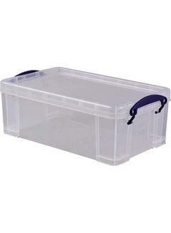 Really Useful Plastic Storage Box Clear 18Liters  - Image 2