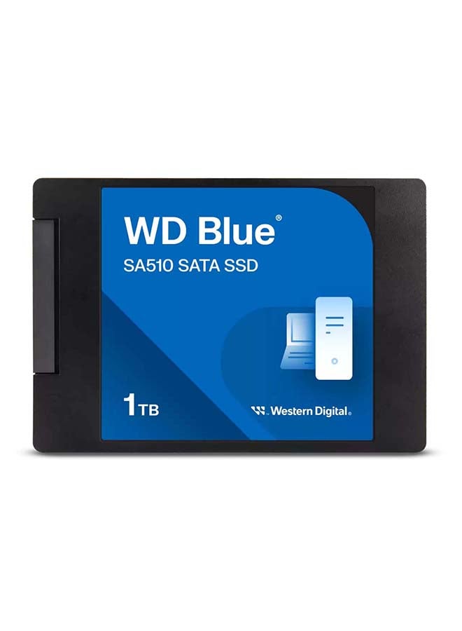 دبليو دي بطاقة ذاكرة داخلية SATA SSD سعة 1 تيرابايت، لون أزرق 1 TB - Image 1