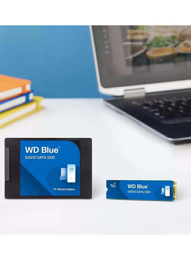 دبليو دي بطاقة ذاكرة داخلية SATA SSD سعة 1 تيرابايت، لون أزرق 1 TB - Image 4