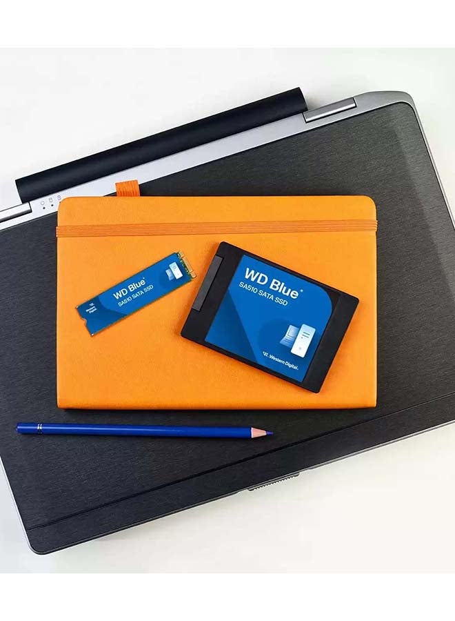 دبليو دي بطاقة ذاكرة داخلية SATA SSD سعة 1 تيرابايت، لون أزرق 1 TB - Image 3