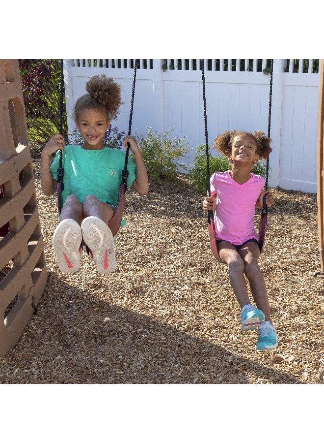 ستيب2 بيت لعب مزود بأرجوحة قابلة للتمدد ومكان للتسلق من ناتشورالي بلايفول 190.5 x 279.4 x 292سم - Image 1