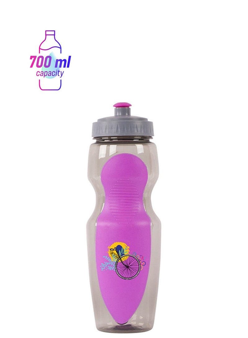 Biggdesign Nature Tritan Water Bottle Pink/Grey 700ml - Image 1