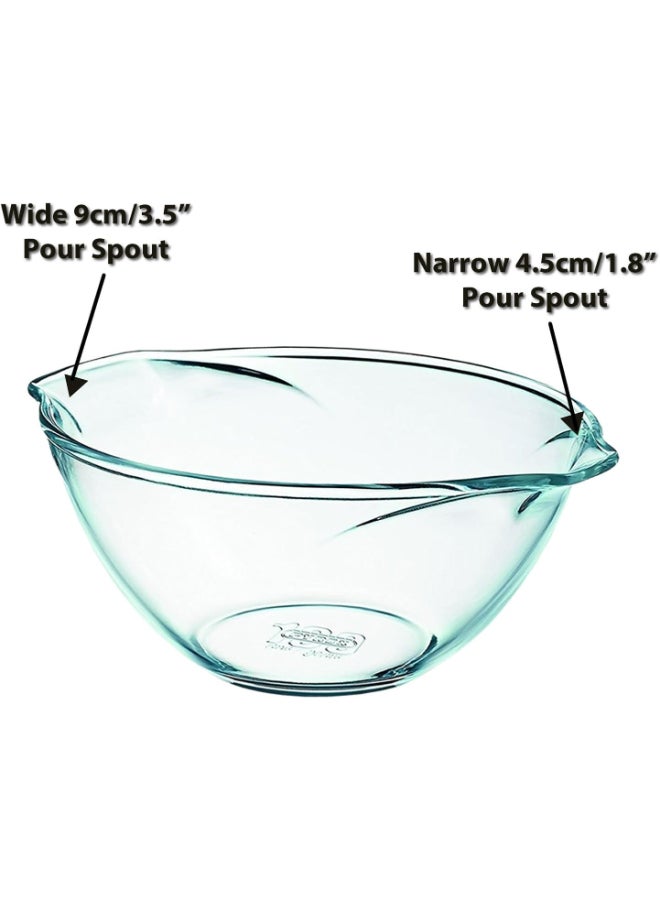 PYREX Vintage Mixing Bowl Clear 28cm  - Image 2