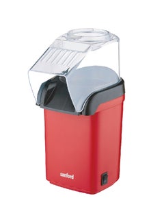 Sanford Popcorn Maker | Food Grade Aluminum Alloy, Oil-Free Popcorn, Hot Air Circulation Technology, 50-60gm Capacity 0.6 kg 1200 W SF1377PM Red  - Image 2