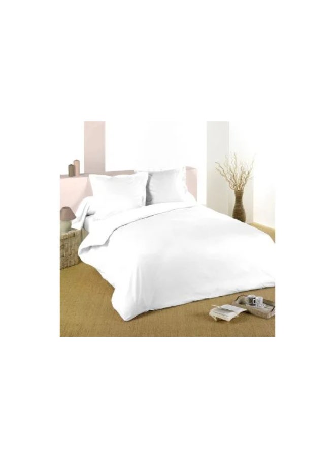 Kingtex - Solid Duvet Microfiber White - Image 1