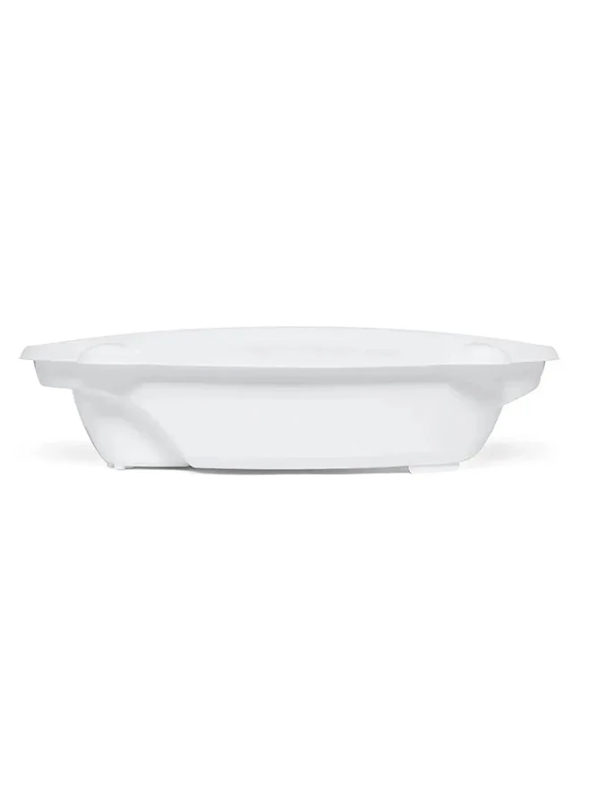 cam Cam Bollicina Baby Bath Tub - White, 1 Piece - From 0 To 12 Months, Support Feet And Plug To Drain The Water, Newborn Bath Tub For Baby, Portable Baby Bathtub, Made In Italy