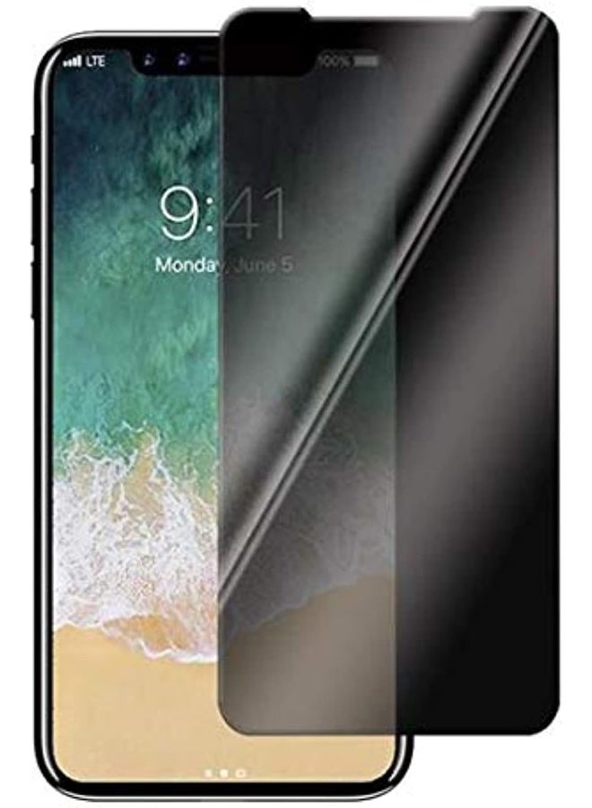 InvisibleShield - Tempered Glass Privacy Screen Protector For Apple iPhone XR Black - Image 1