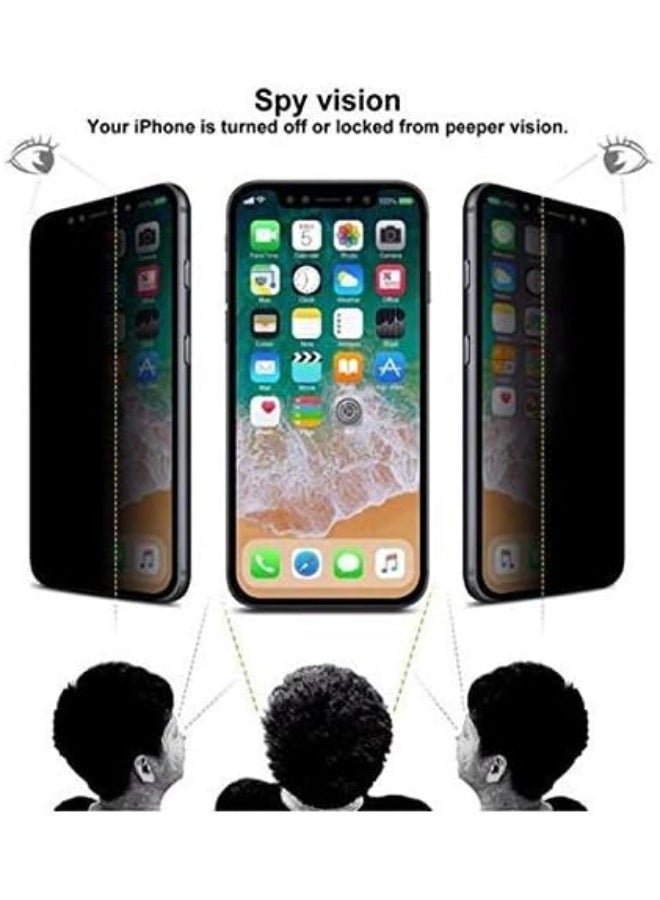 InvisibleShield - Tempered Glass Privacy Screen Protector For Apple iPhone XR Black - Image 1