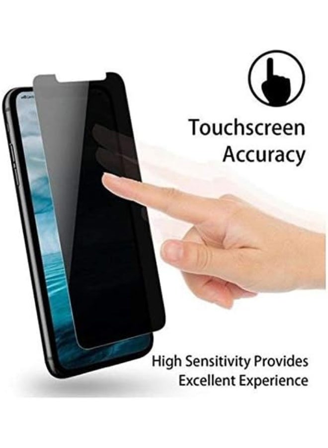 InvisibleShield - Tempered Glass Privacy Screen Protector For Apple iPhone XR Black - Image 1
