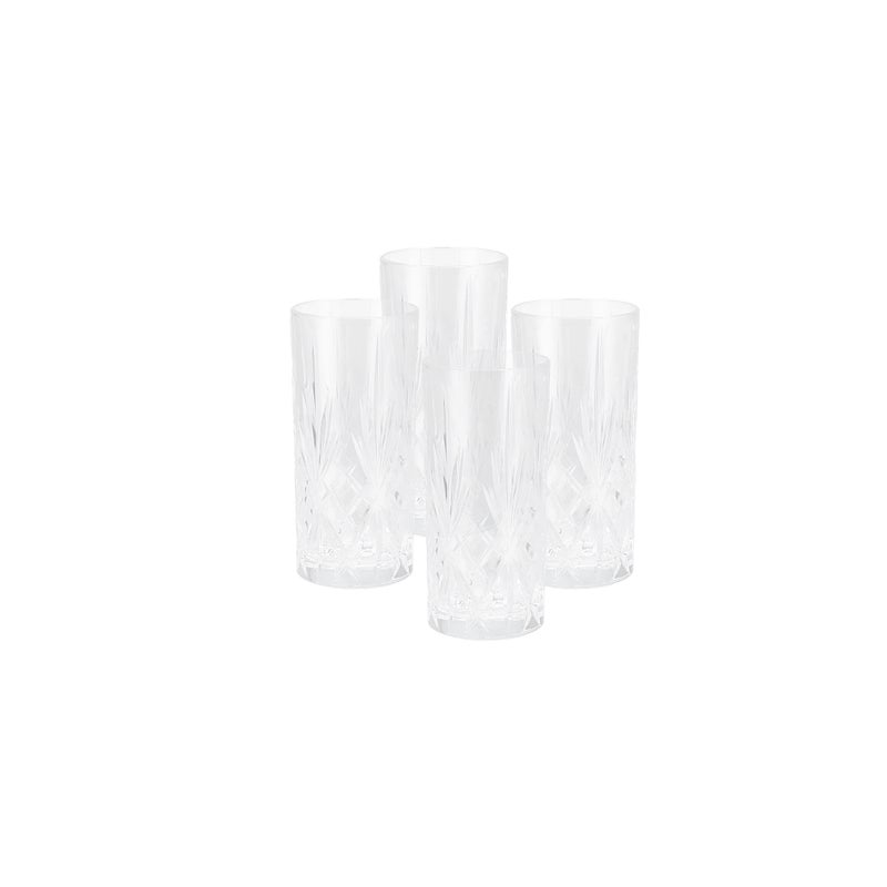 RCR transparent crystal glassware 6 pcs set with base Transparent - Image 1