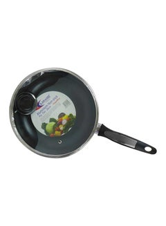 KAWASHI Sapphire Deluxe Frying Pan With Lid Black/Clear 16 cmcm  - Image 1