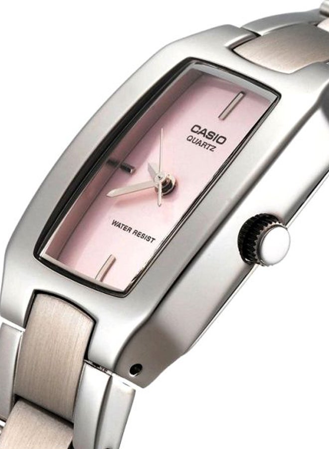 كاسيو ساعة يد إنتايسر بعقارب  مقاومة للماء طراز  LTP-1165A-4CDF‏ للنساء - Image 4