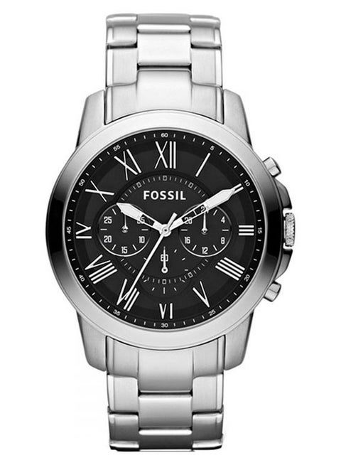 Men's Grant Water Resistant Chronograph Watch FS4736 - 44 mm - Silver