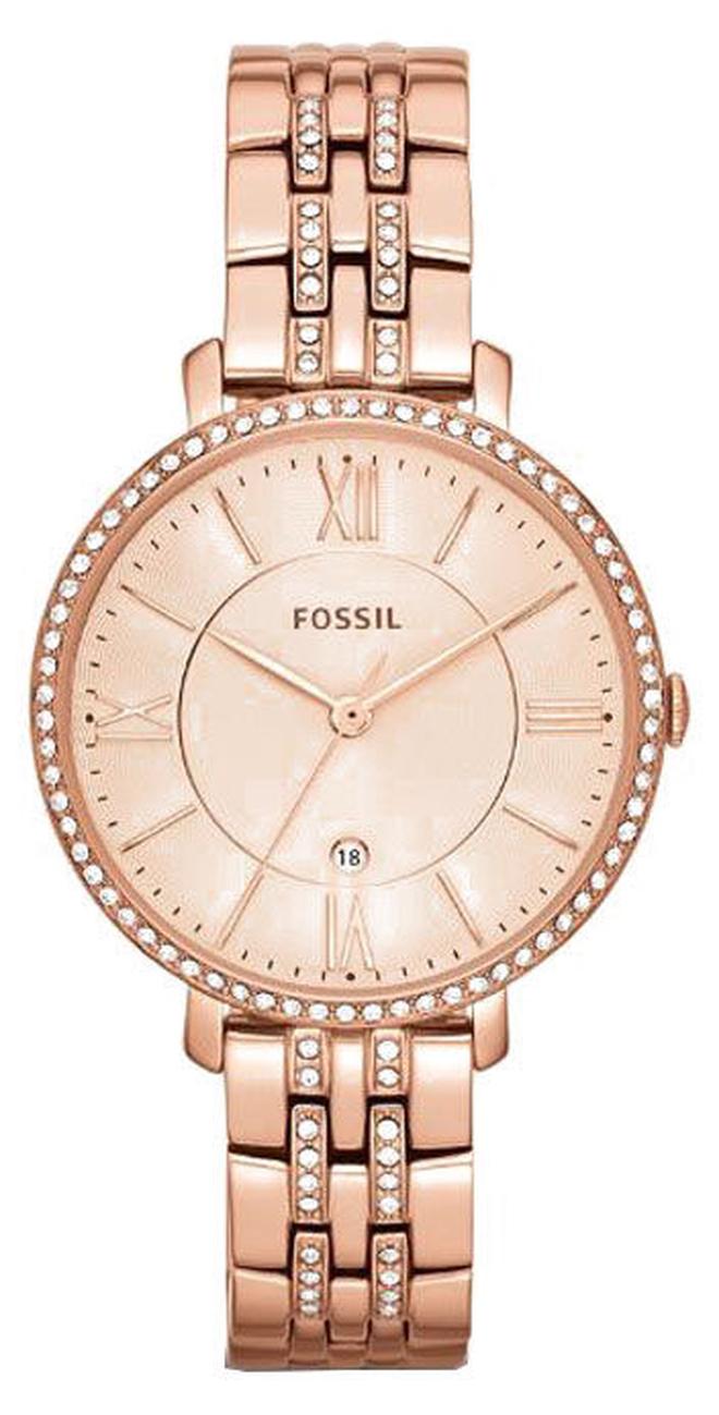 FOSSIL Women's Water Resistant Stainless Steel Analog Wrist Watch ES3546 - 36 mm - Rose Gold - Image 1