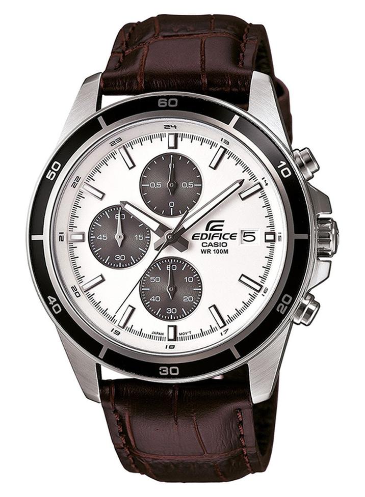 كاسيو ساعة يد إديفيس كرونوغراف طراز EFR-526L-7AVUDF - قياس 44 مم - لون بني للرجال - Image 1