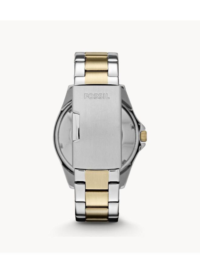 FOSSIL Women's Stainless Steel Analog Wrist Watch ES3204 - 38 mm - Silver/Gold - Image 2
