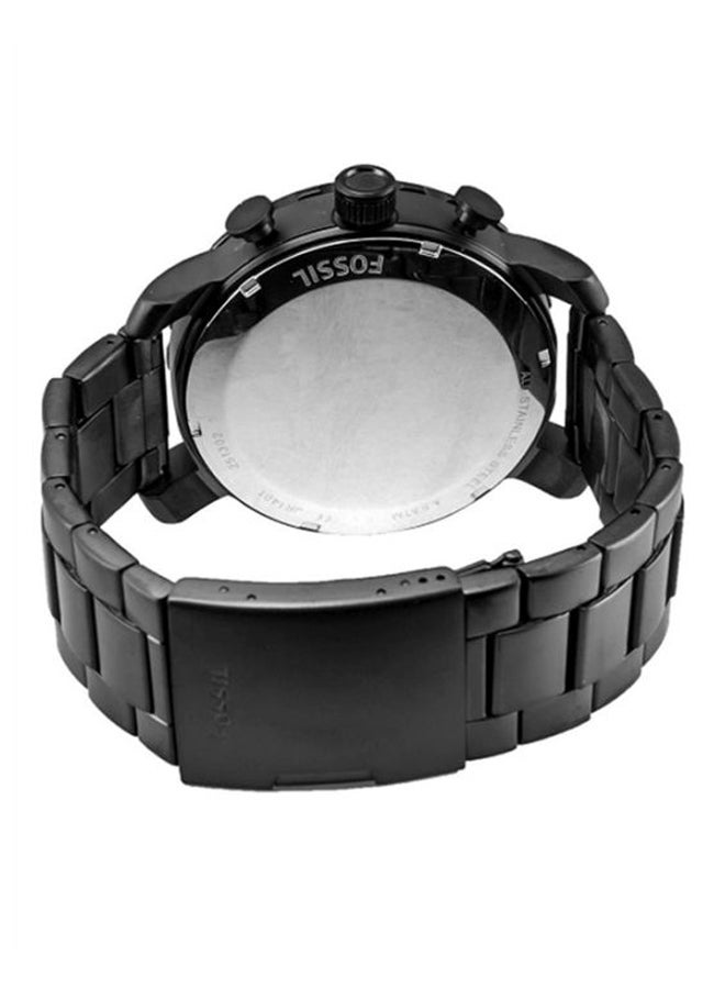 FOSSIL Men's Nate Chronograph Watch JR1401 - 50 mm - Black - Image 2