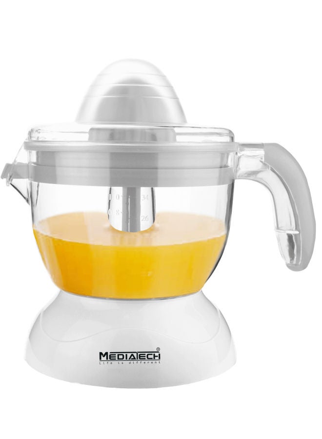 Media Tech Citrus Orange Juicer, 1 L 40 W MT-J02 White/Grey  - Image 1