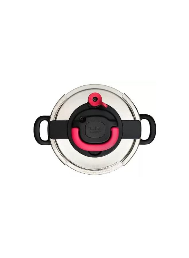 تيفال قدر ضغط كليبسو بلس فضي / أسود / أحمر 11.8لترات - Image 2