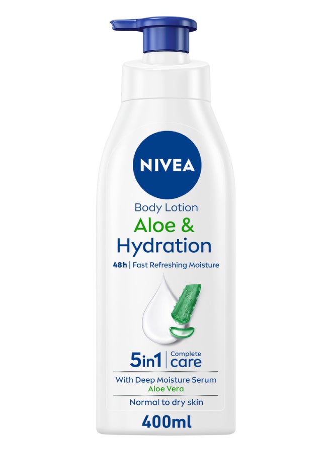 Aloe And Hydration Body Lotion, Normal To Dry Skin 400ml 