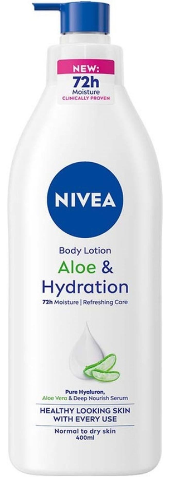 Nivea Aloe And Hydration Body Lotion, Normal To Dry Skin 400ml - Image 1