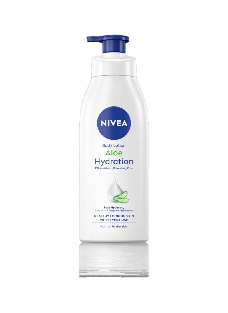 Nivea Aloe And Hydration Body Lotion, Vera, Normal To Dry Skin 625ml - Image 1