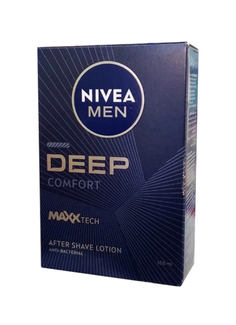 Nivea Men Deep Comfort After Shave Lotion, Antibacterial 100ml - Image 1