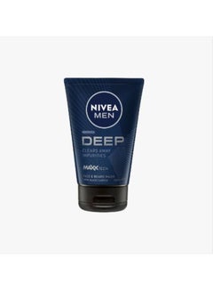 Nivea Men Deep Cleansing Face And Beard Wash 100ml  - Image 1