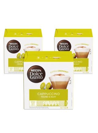 قهوة دولتشي قوستو كابتشينو 16 كبسولة كابتشينو - pnsku/N19526370A/45/_/1711718663/bcfb8da4-d2d6-4fec-95a2-594671da6610