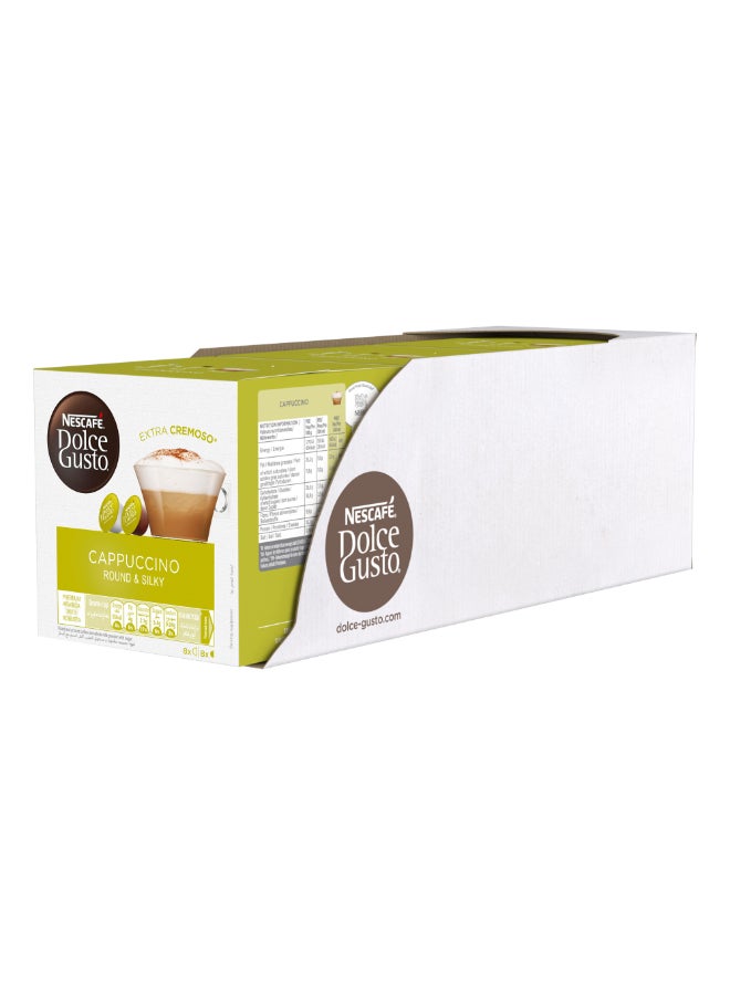 نسكافيه قهوة دولتشي قوستو كابتشينو 16 كبسولة كابتشينو - Image 5