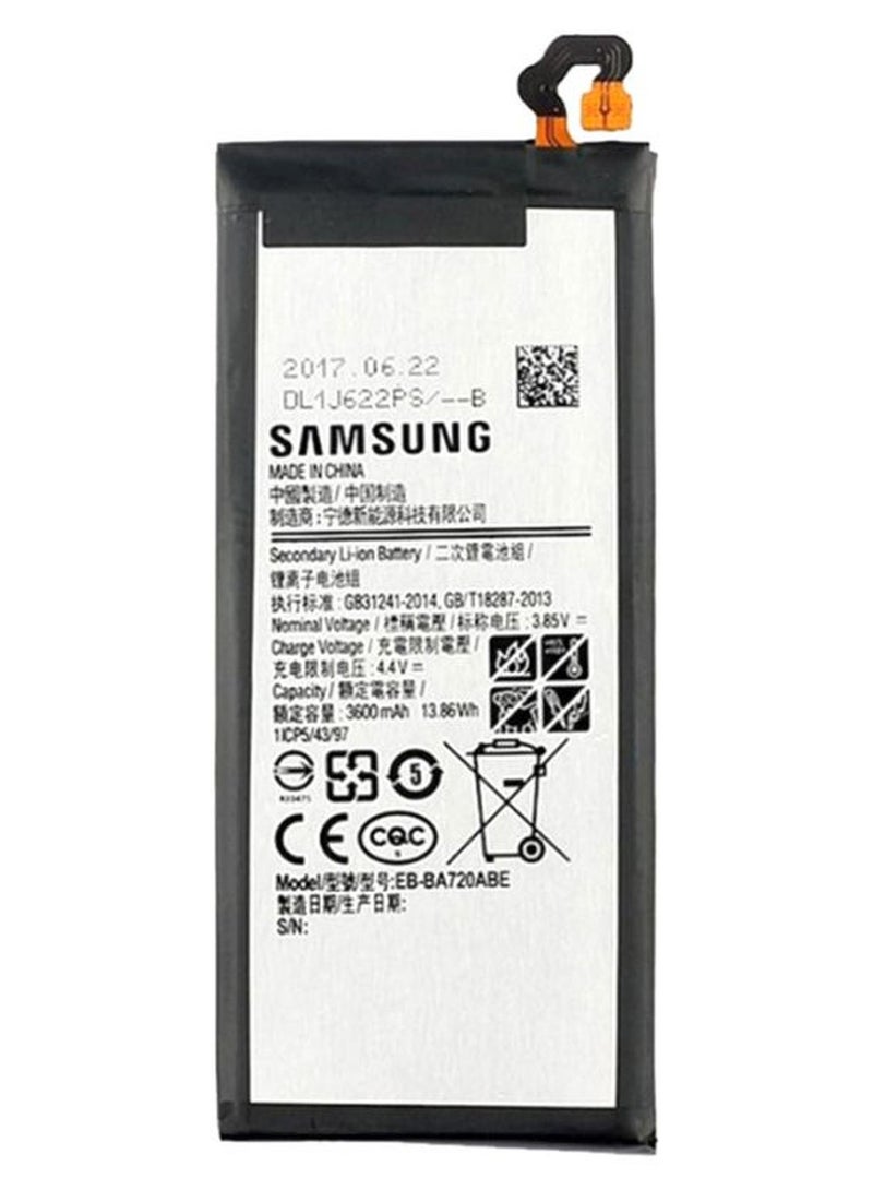 Samsung 3600 mAh EB-BA720ABE Replacement Battery For Samsung Galaxy A720 (2017) Black - Image 1