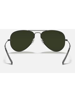 Ray-Ban Men's Classic Aviator Sunglasses - RB3025 W0879 - Lens Size: 58 mm - Silver  - Image 5