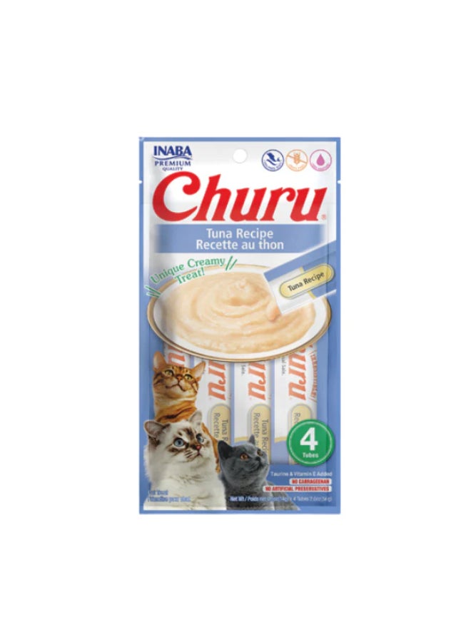 INABA Churu Tuna Recipe 4PCS/PK 56grams - Image 1