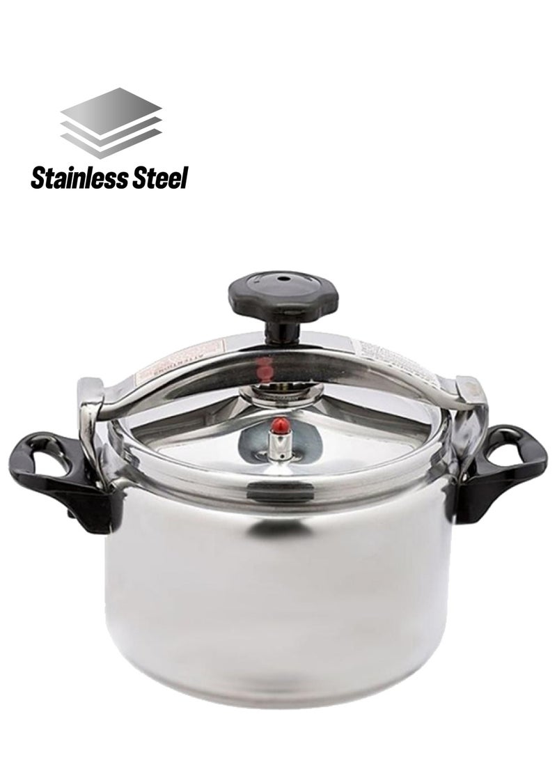 قدر ضغط فضي / أسود 9.0لترات