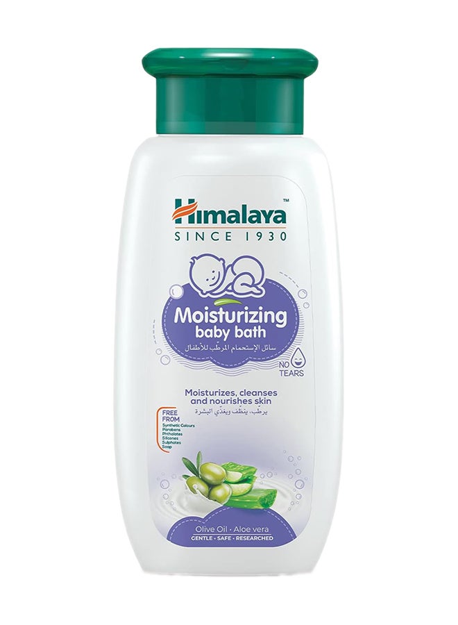 Himalaya - No Tears Moisturizing, Nourishing Baby Bath With Olive Oil And Aloe Vera - 200ml - Image 1