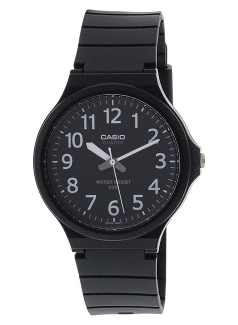 CASIO Men's Resin Analog Wrist Watch MW-240-1BVDF - Image 1