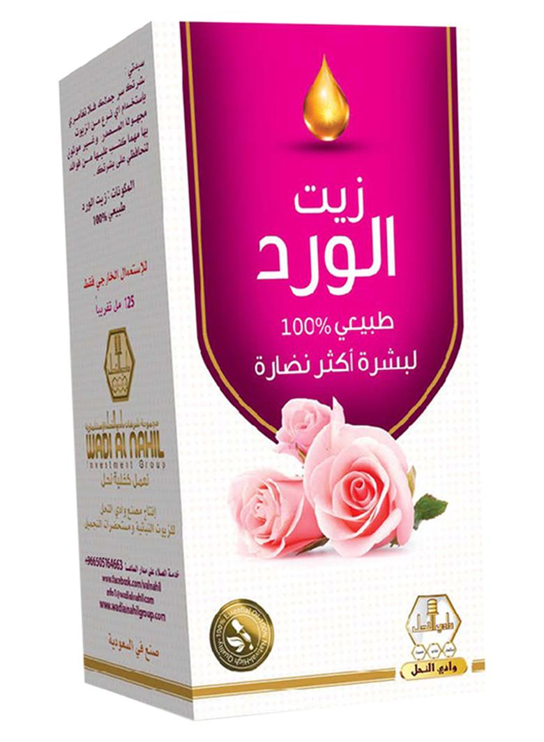 وادي النحل زيت الورد 125ملليلتر