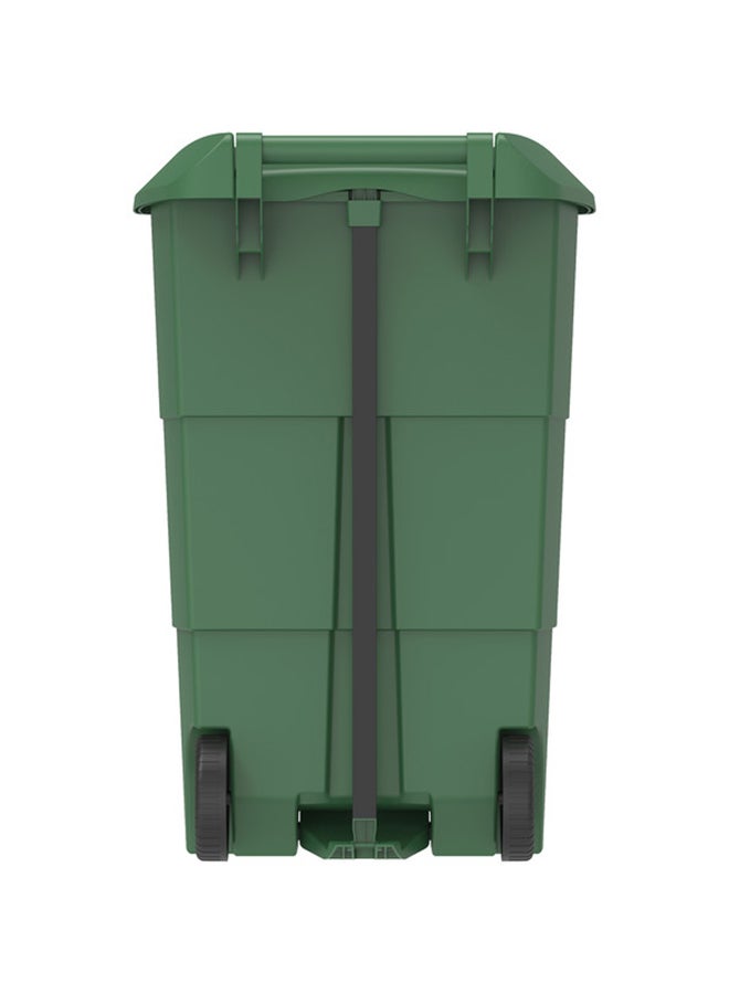 Cosmoplast - Step-On Waste Bin With Pedal And Wheels Grey 100.0Liters - Image 1
