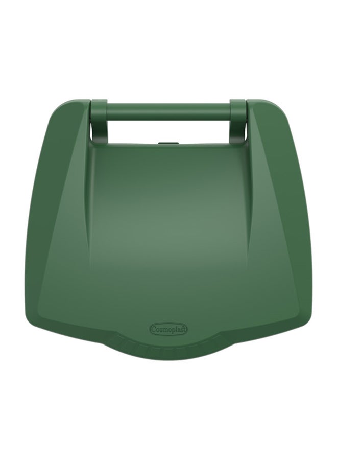 Cosmoplast - Step-On Waste Bin With Pedal And Wheels Grey 100.0Liters - Image 1