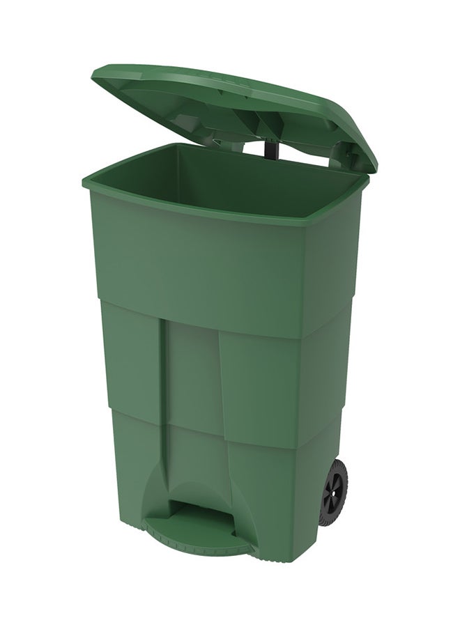 Cosmoplast - Step-On Waste Bin With Pedal And Wheels Grey 100.0Liters - Image 1