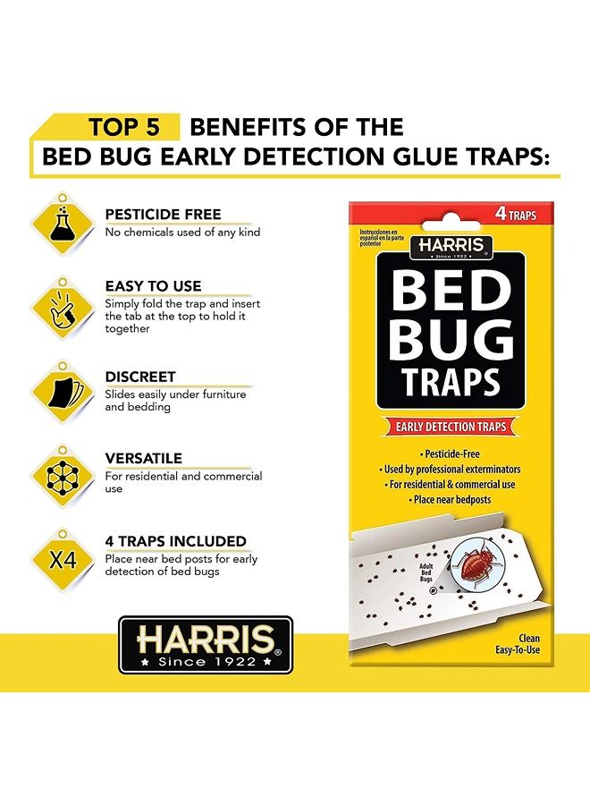 هاريس مصائد لا تقاوم لبق الفراش  (4-قطع) - Image 2