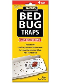 Harris Irresistible Lure Bed Bug Traps (4- Pieces)  - Image 1