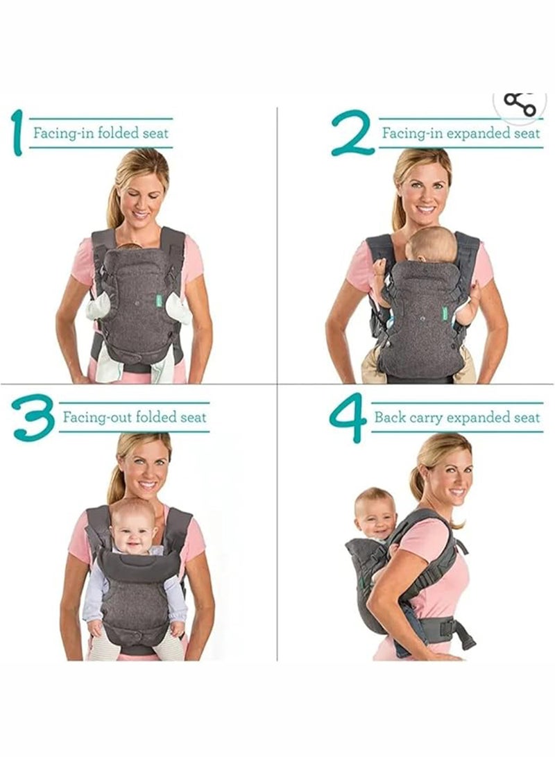 infantino - Flip 4-In-1 Convertible Carrier - Grey - Image 1