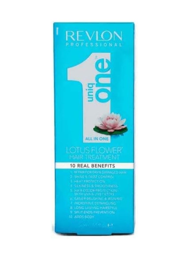 UNIQ ONE - Uniq One All-In-One Lotus Flower Hair Treatment 150ml - Image 1