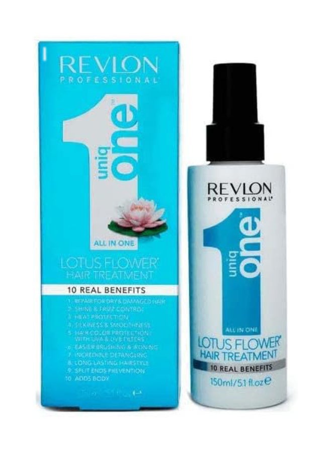UNIQ ONE - Uniq One All-In-One Lotus Flower Hair Treatment 150ml - Image 1