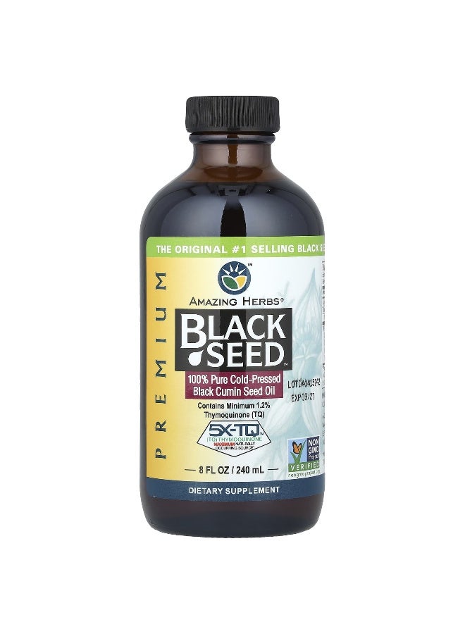 Amazing herbs Premium Black Seed 8 Fl Oz Packaging May Vary  - Image 1